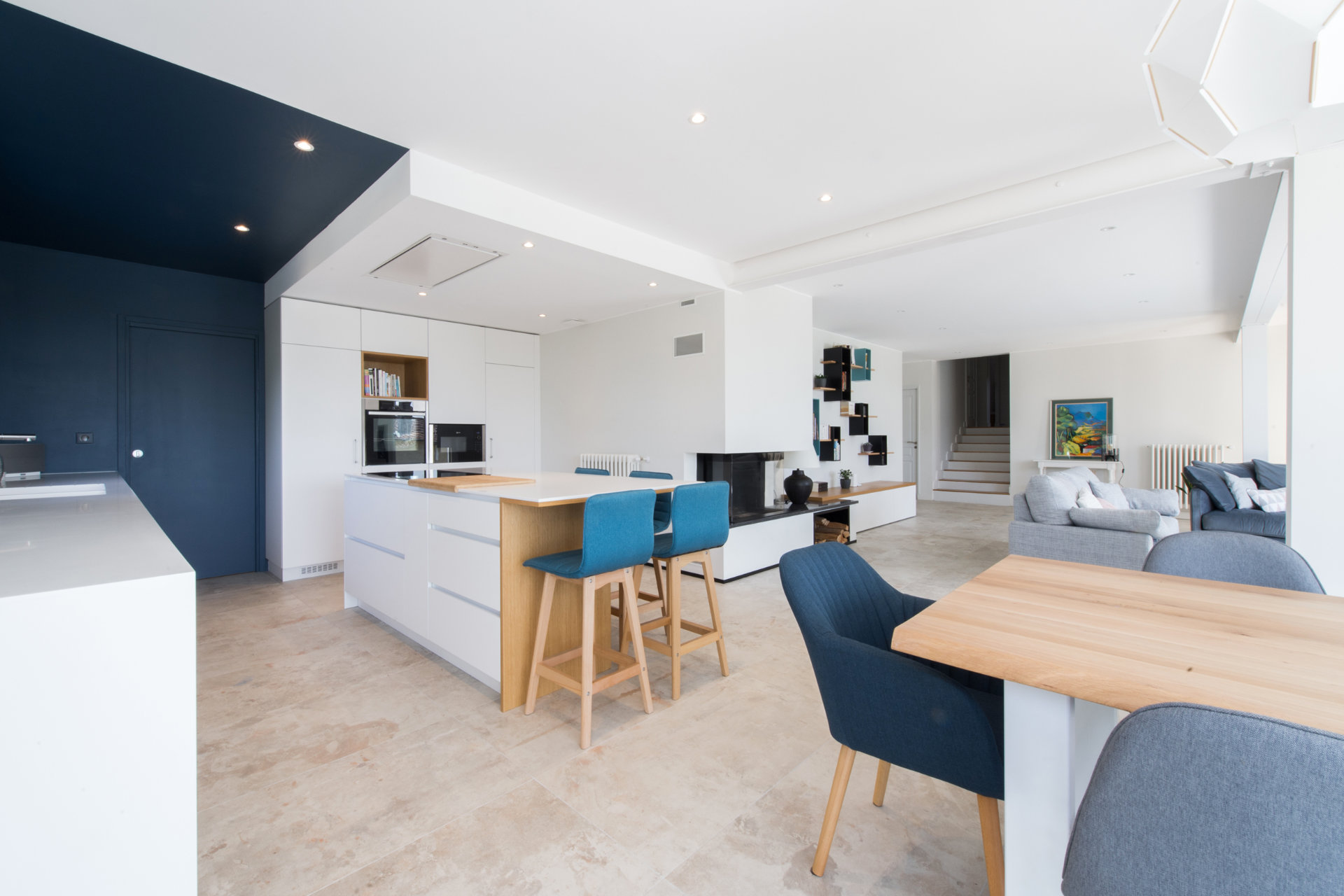 extension maison -cuisine ouverte - Koloré architecte d'intérieur Toulouse